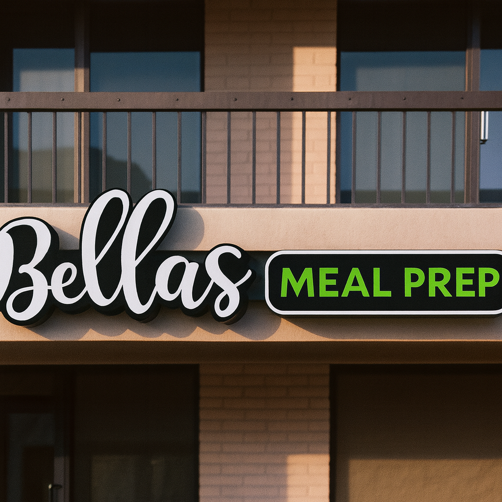 Logo Box Sign – Lighted Business Sign