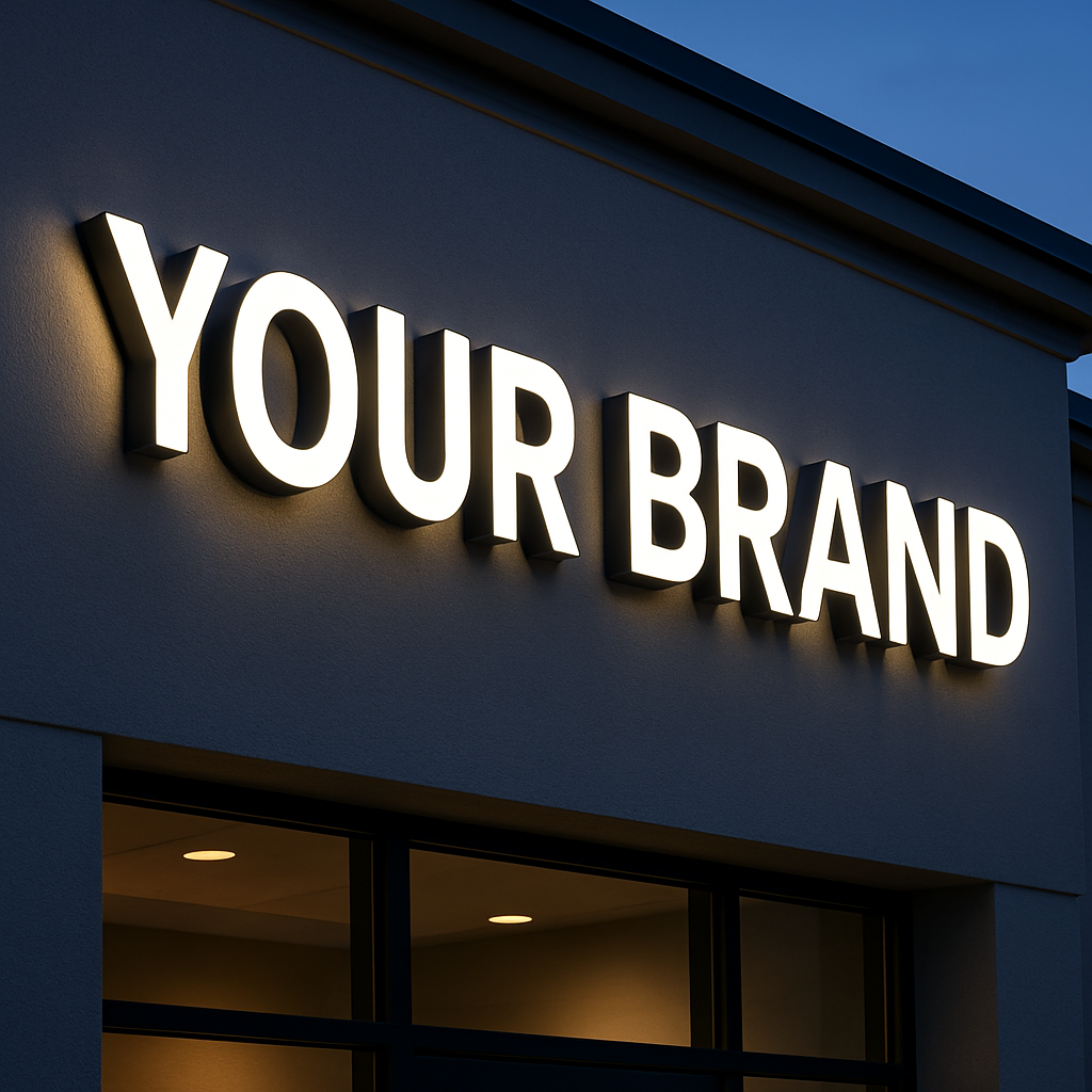 Channel Letters 18" tall – Professionally Designed & Built for Your Brand ( Price per letter )