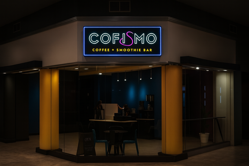 Logo Box Sign – Lighted Business Sign